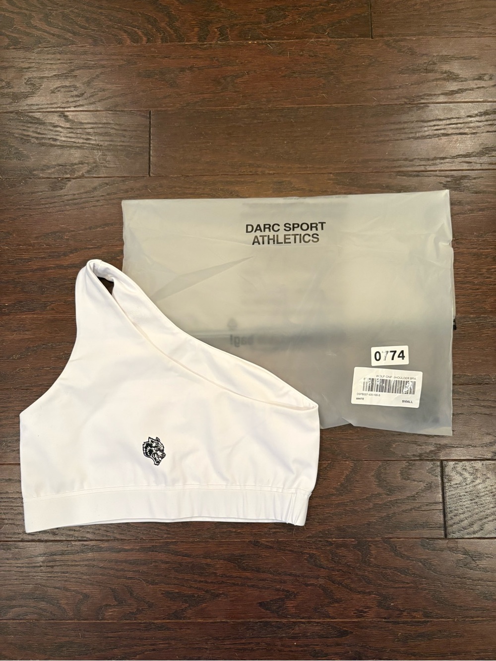 Darc Sport One-Shoulder White Camisole